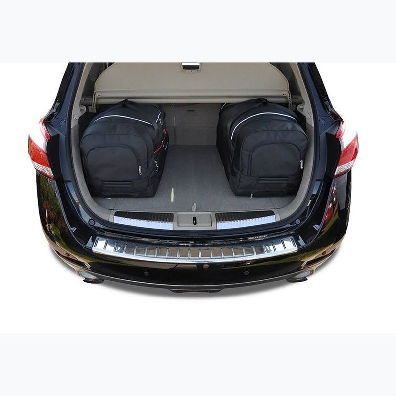 Bagažinės krepšių komplektas KJUST Nissan Murano 2008-2015 4 vnt. juodas 13
