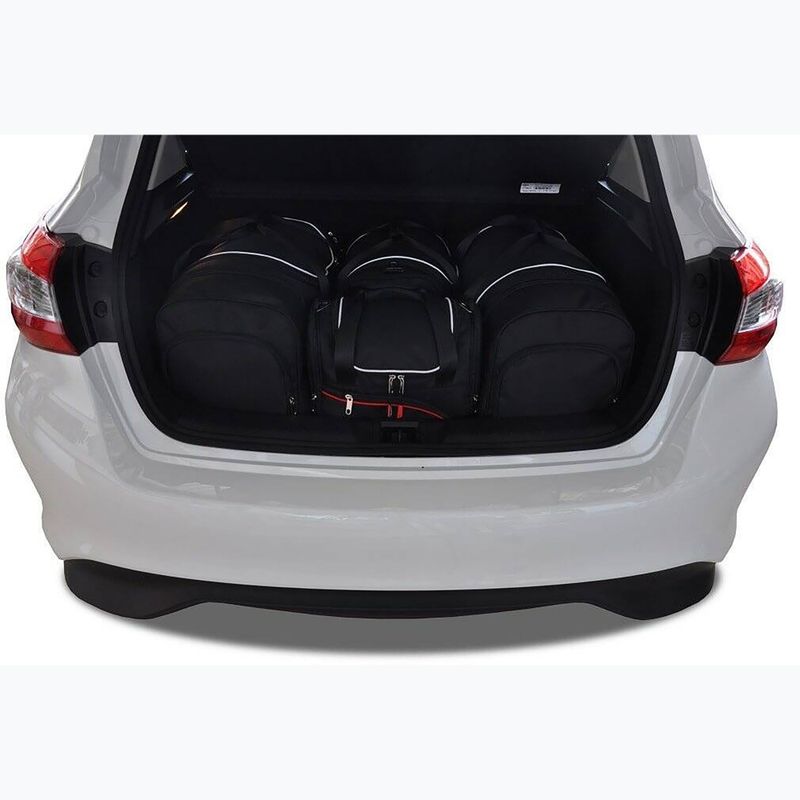 Bagažinės krepšių komplektas KJUST Nissan Pulsar 2014-2018 4 vnt. juodas 13