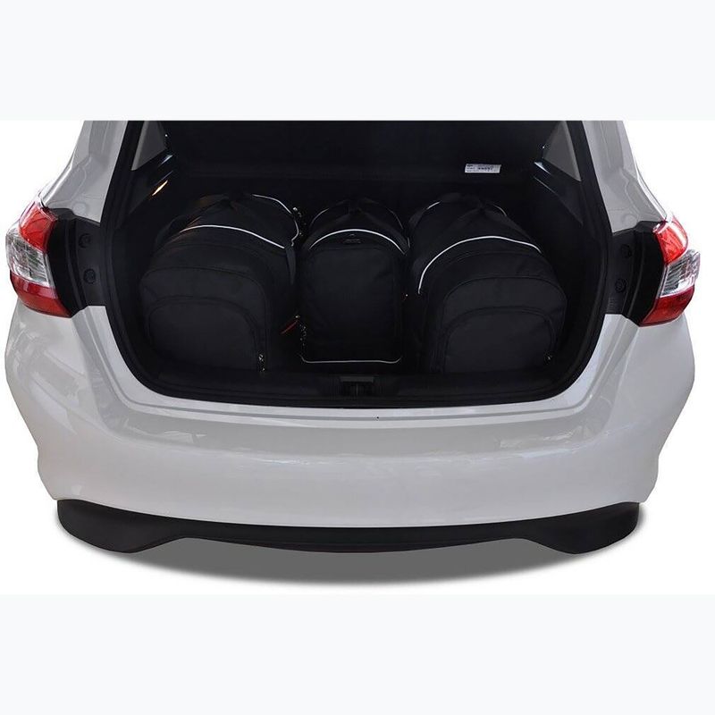 Bagažinės krepšių komplektas KJUST Nissan Pulsar 2014-2018 4 vnt. juodas 14