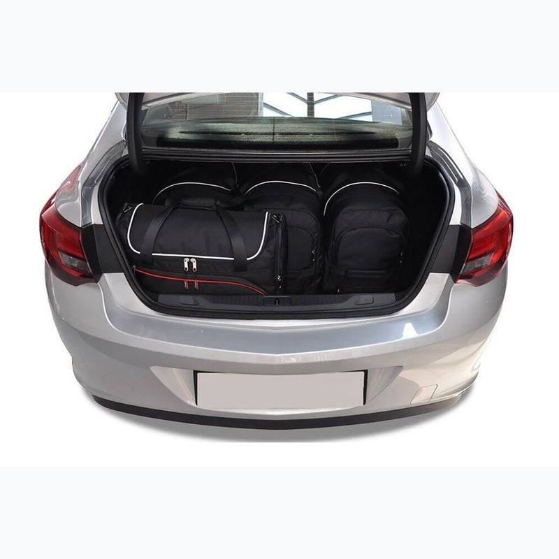 Bagažinės krepšių rinkinys KJUST Opel Astra Limousine 2012-2015 5 vnt. Juodas 12