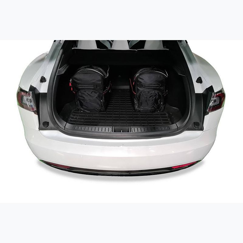 Bagažinės krepšių rinkinys KJUST Tesla Model S 2016-2020 7 vnt. Juodas 19