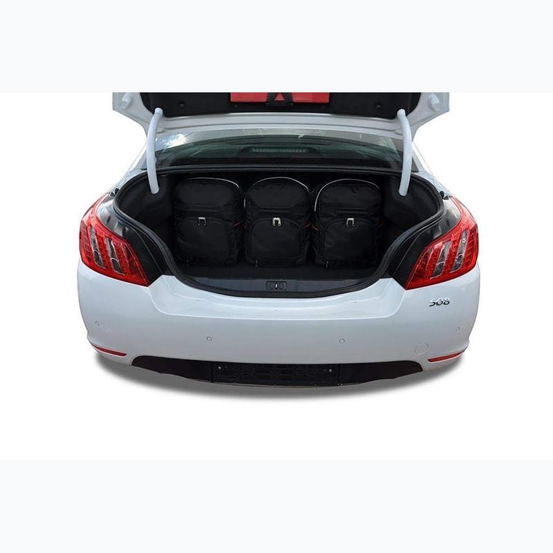 Bagažinės krepšių rinkinys KJUST Peugeot 508 Limousine 2011-2014 5 vnt. Juodas 13