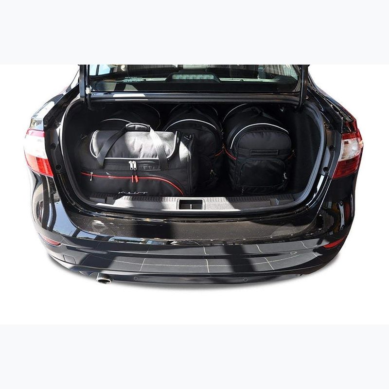 Bagažinės krepšių rinkinys KJUST Renault Fluence Limousine 2009-2016 5 vnt. Juodas 15