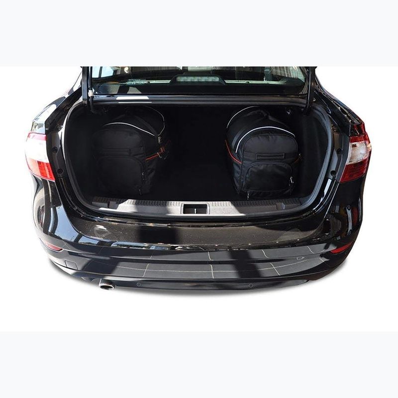 Bagažinės krepšių rinkinys KJUST Renault Fluence Limousine 2009-2016 5 vnt. Juodas 17