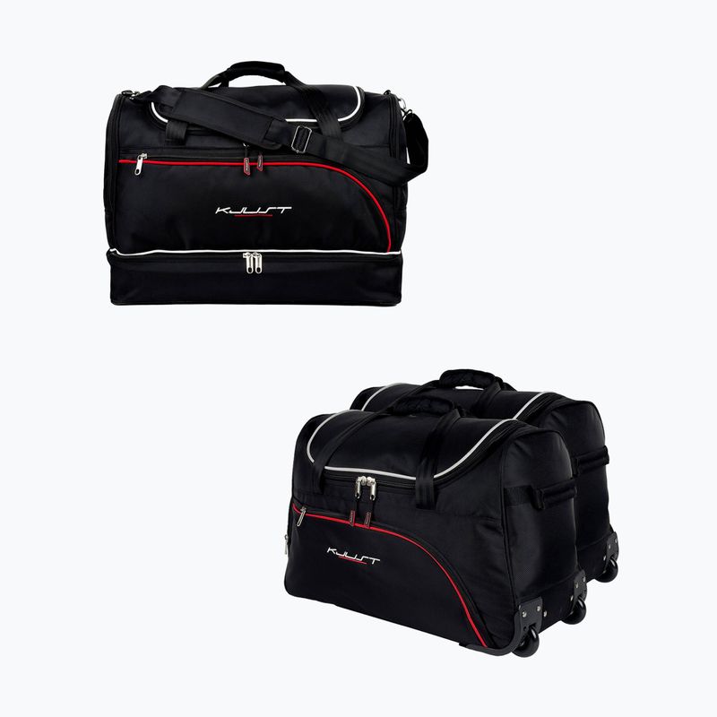 Bagažinės krepšių rinkinys KJUST Seat Ibiza Hatchback 2008-2017 3 vnt. Juodas