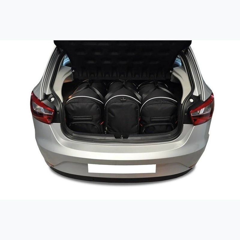 Bagažinės krepšių rinkinys KJUST Seat Ibiza Hatchback 2008-2017 3 vnt. Juodas 14