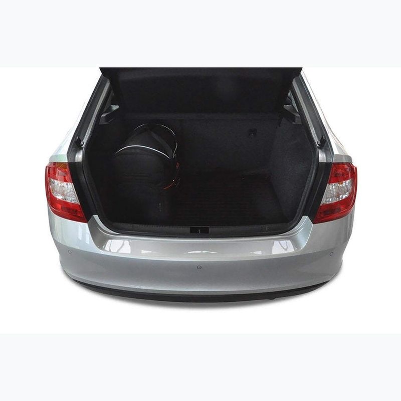 Bagažinės krepšių rinkinys KJUST Skoda Rapid Liftback 2012-2019 5 vnt. Juodas 16