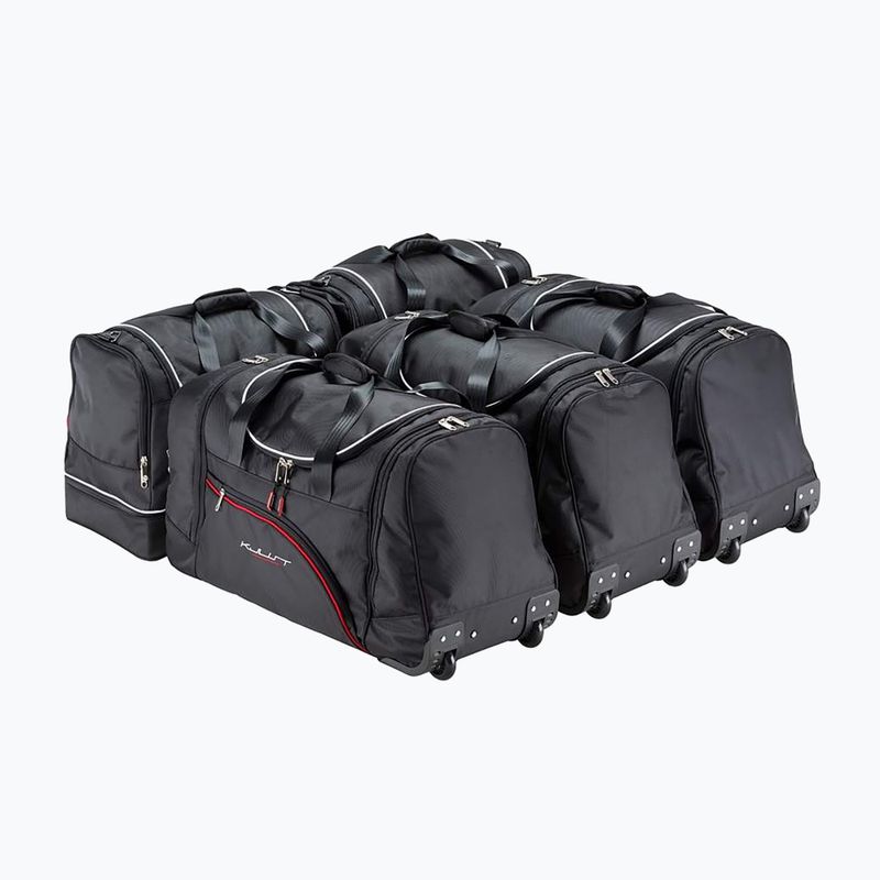 Bagažinės krepšių rinkinys KJUST Skoda Superb Combi 2010-2015 5 vnt. Juodas 2