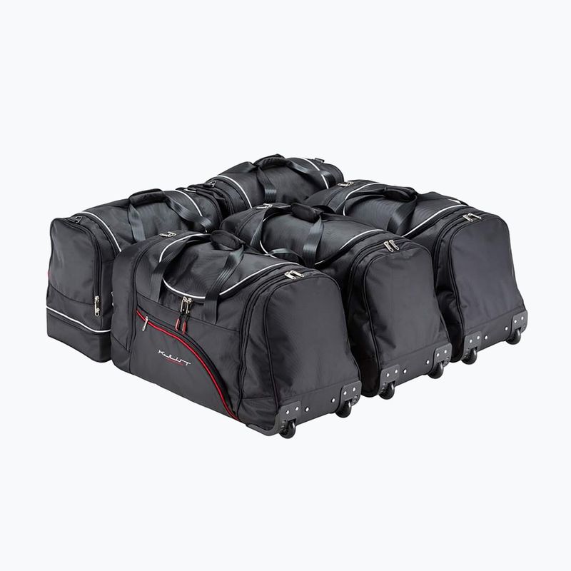 Bagažinės krepšių rinkinys KJUST Skoda Superb Limousine 2008-2015 5 vnt. Juodas 2