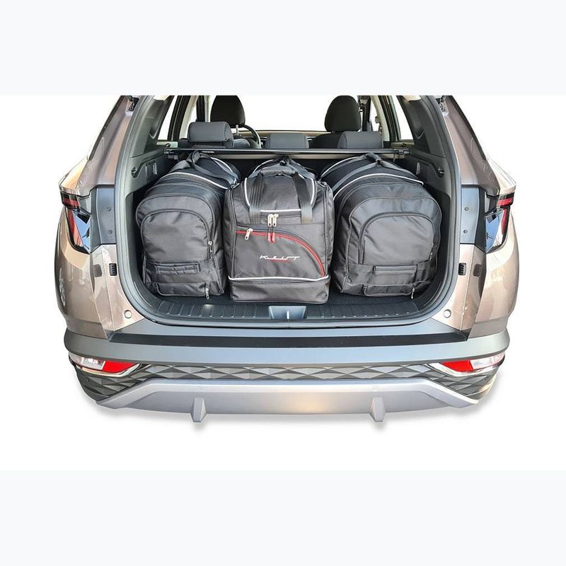 Bagažinės krepšių komplektas KJUST Hyundai Tucson 2020+ 4 vnt black 15