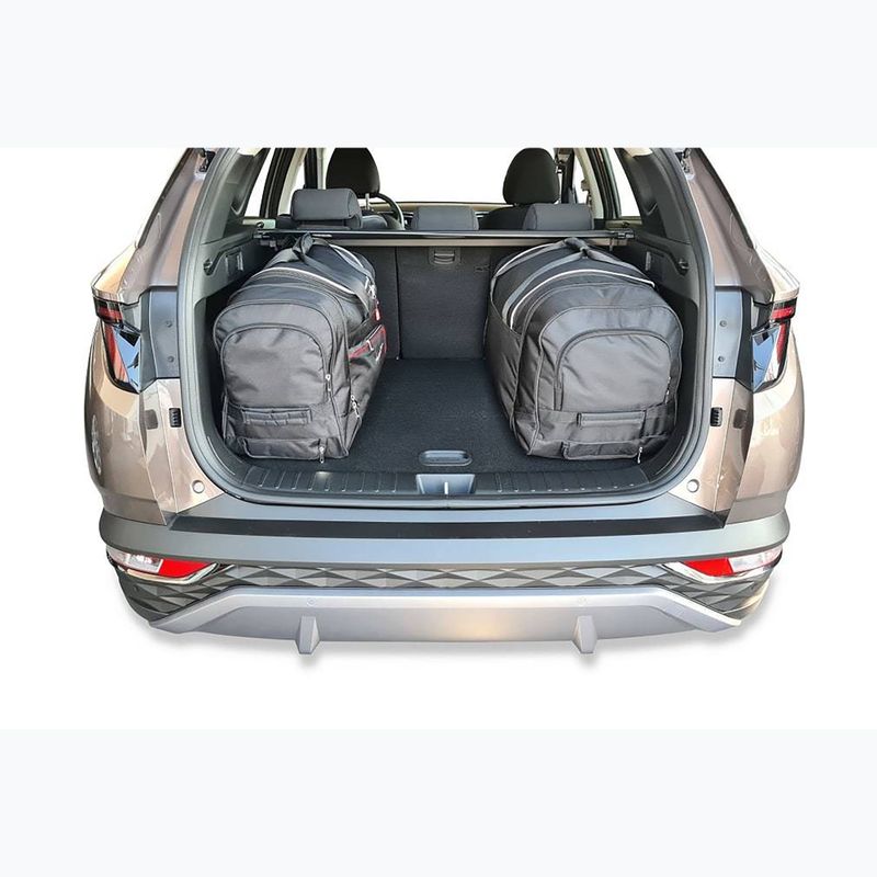Bagažinės krepšių komplektas KJUST Hyundai Tucson 2020+ 4 vnt black 17