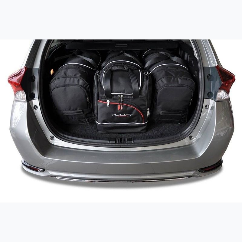 Bagažinės krepšių rinkinys KJUST Toyota Auris Touring Sports 2013-2018 4 vnt. juodas 13