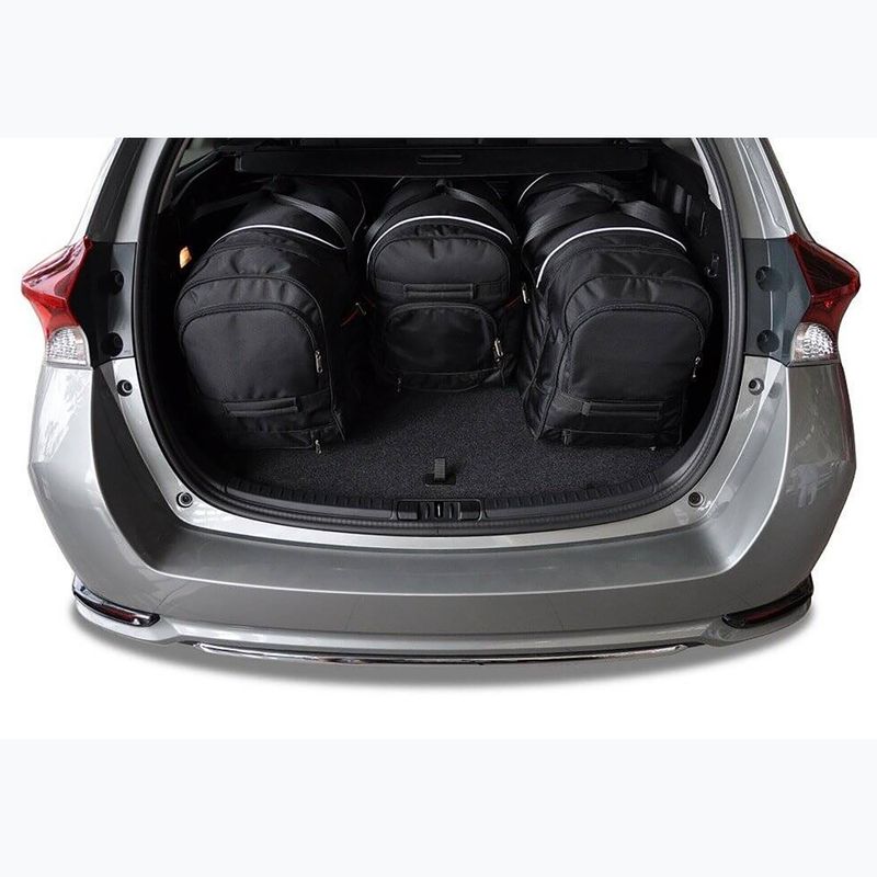 Bagažinės krepšių rinkinys KJUST Toyota Auris Touring Sports 2013-2018 4 vnt. juodas 14