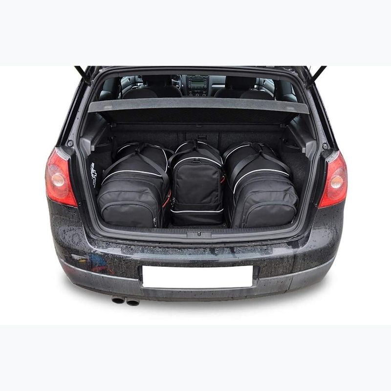 Bagažinės krepšių komplektas KJUST Volkswagen Golf Hatchback 2003-2008 4 vnt. juodas 16