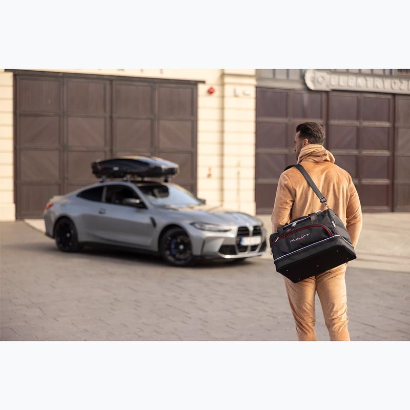 Bagažinės krepšių komplektas KJUST Volkswagen Golf Hatchback 2008-2012 3 vnt. Juodas 16