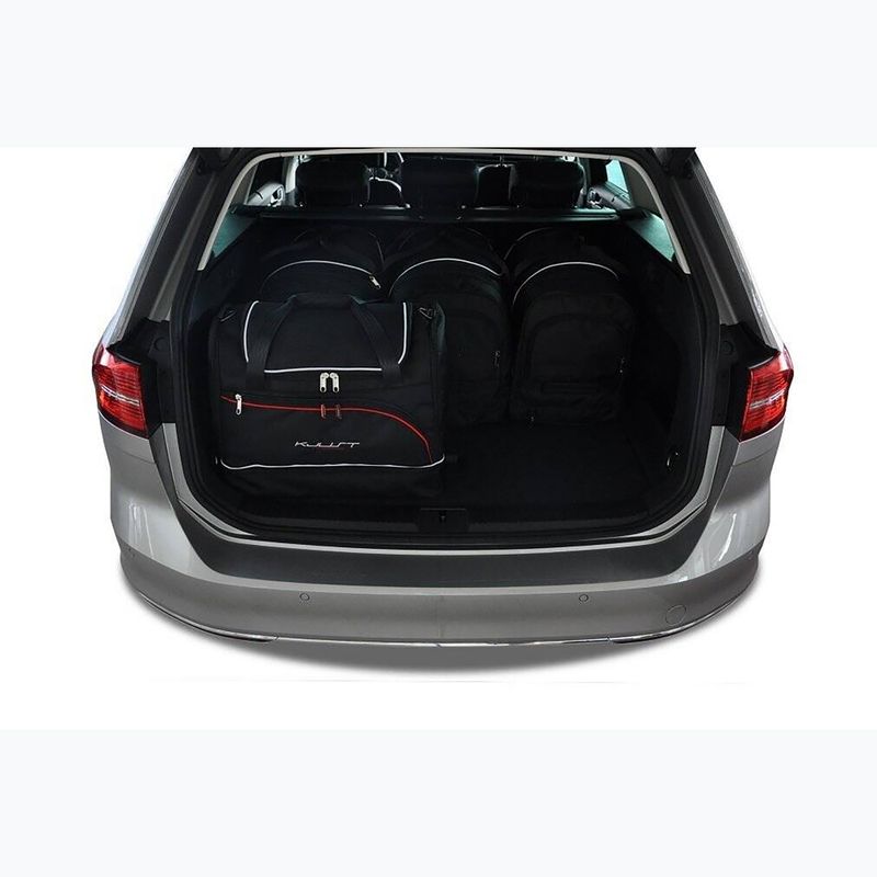 Bagažinės krepšių komplektas KJUST Volkswagen Passat Variant 2014-2023 5 vnt. Juodas 12