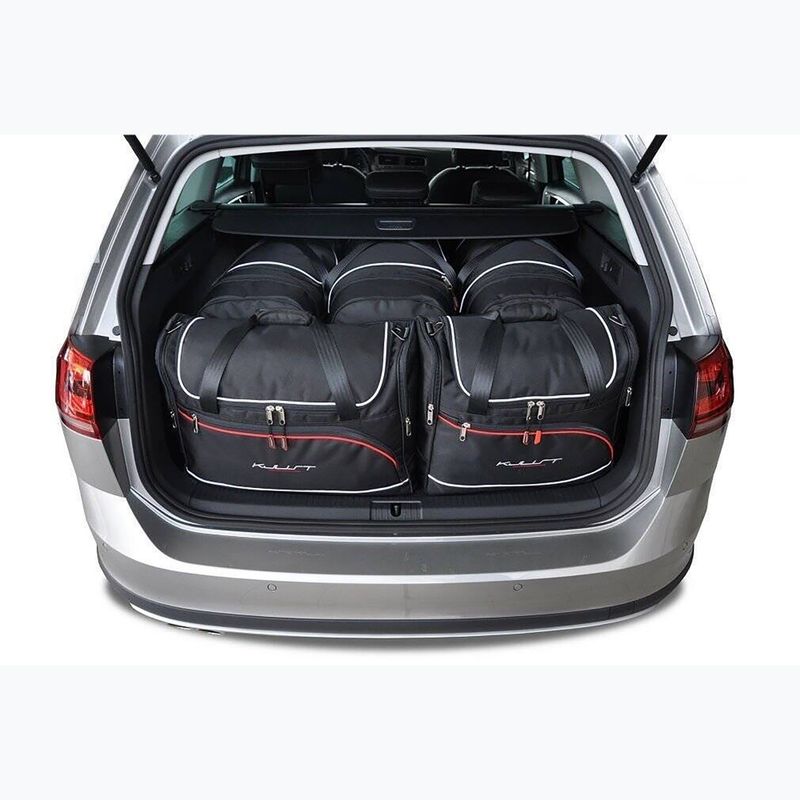Bagažinės krepšių komplektas KJUST Volkswagen Golf Alltrack 2015-2020 5 vnt. juodas 16
