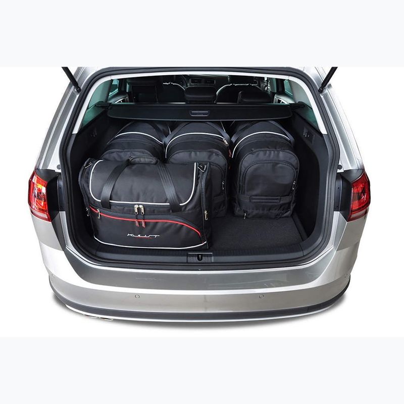Bagažinės krepšių komplektas KJUST Volkswagen Golf Alltrack 2015-2020 5 vnt. juodas 17