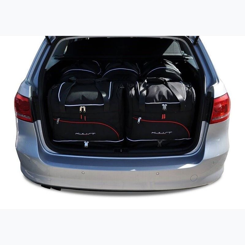 Bagažinės krepšių komplektas KJUST Volkswagen Passat Variant 2010-2014 5 vnt. juodas 14