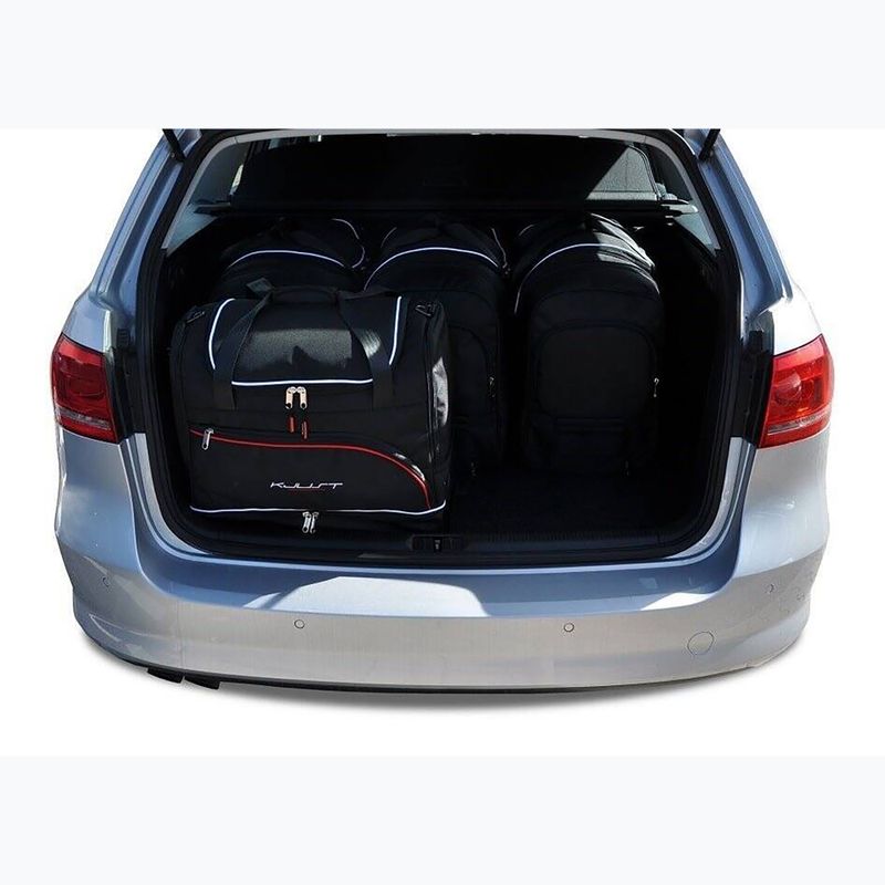 Bagažinės krepšių komplektas KJUST Volkswagen Passat Variant 2010-2014 5 vnt. juodas 15