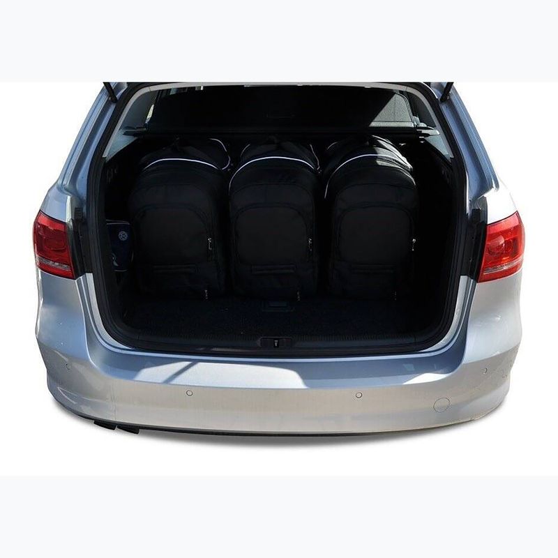 Bagažinės krepšių komplektas KJUST Volkswagen Passat Variant 2010-2014 5 vnt. juodas 16