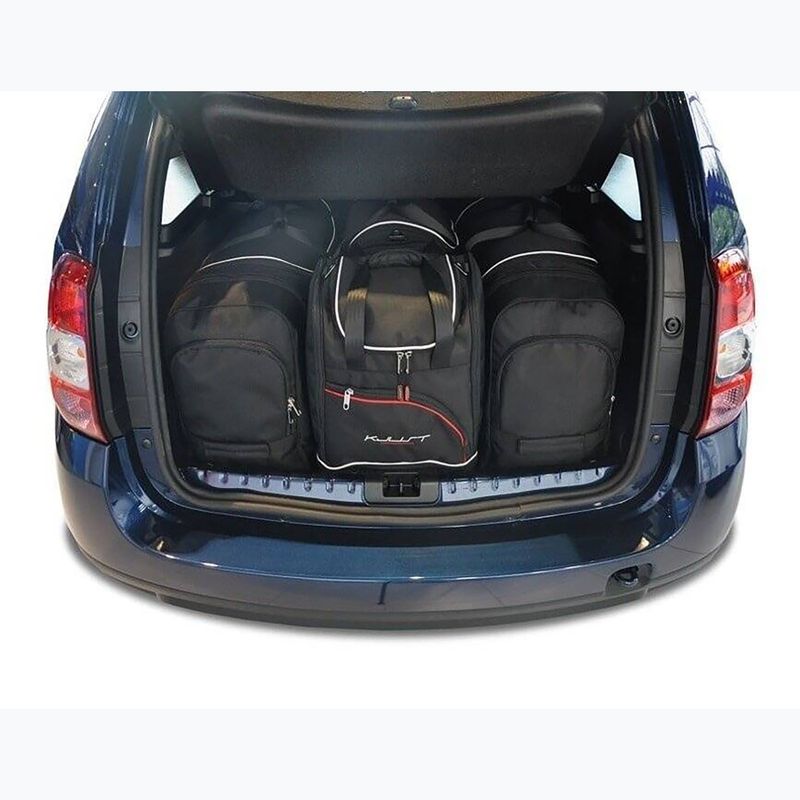 Bagažinės krepšių komplektas KJUST Dacia Duster 2010-2017 4 vnt black 16