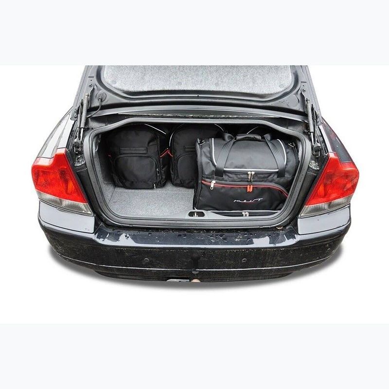 Bagažinės krepšių komplektas KJUST Volvo S60 2000-2010 5 vnt. juodas 17