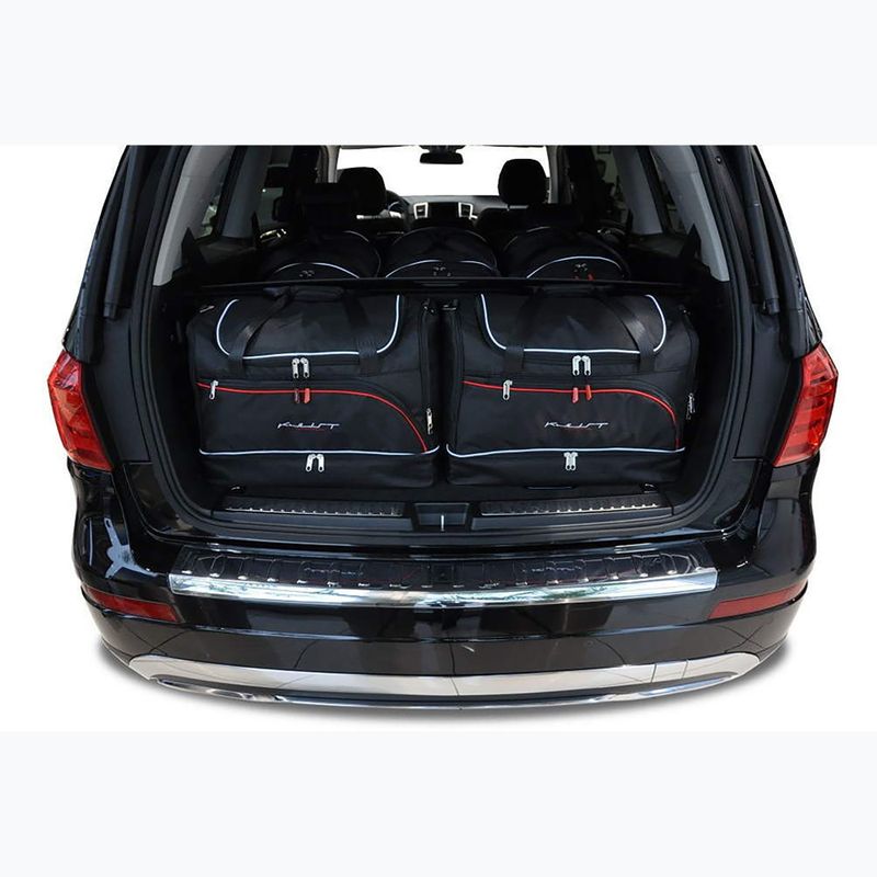 Bagažinės krepšių komplektas KJUST Mercedes-Benz GL 2012-2015 5 vnt. juodas 11