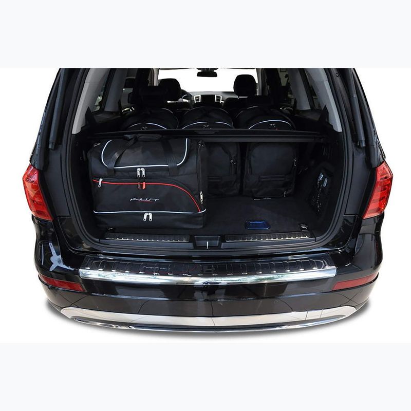 Bagažinės krepšių komplektas KJUST Mercedes-Benz GL 2012-2015 5 vnt. juodas 12