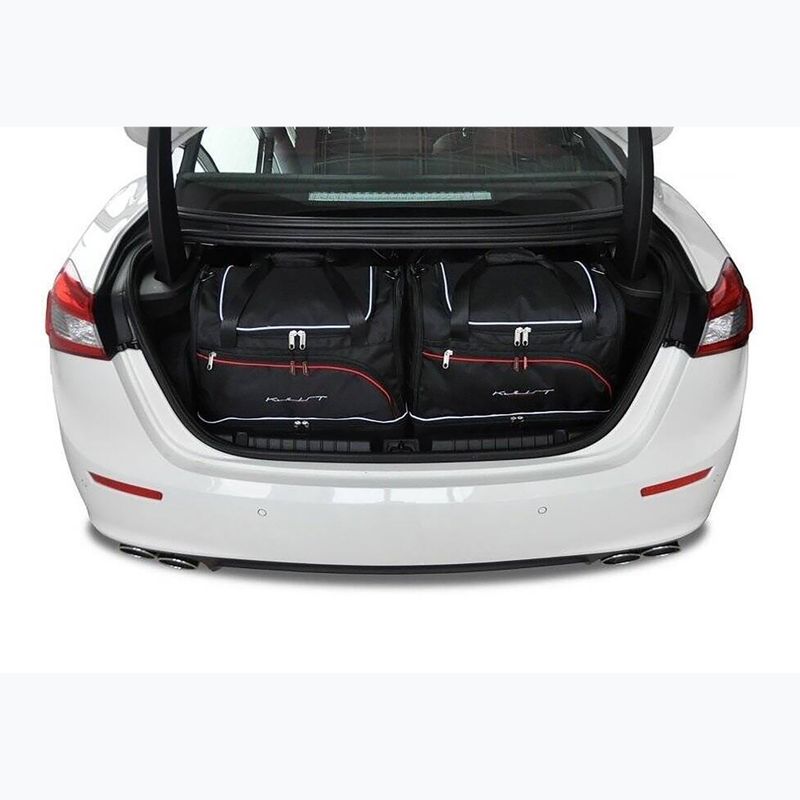 Bagažinės krepšių komplektas KJUST Maserati Ghibli 2013+ 4 vnt. Juodas 14