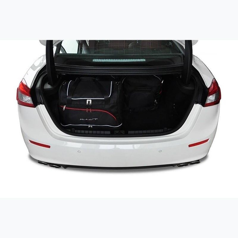 Bagažinės krepšių komplektas KJUST Maserati Ghibli 2013+ 4 vnt. Juodas 15
