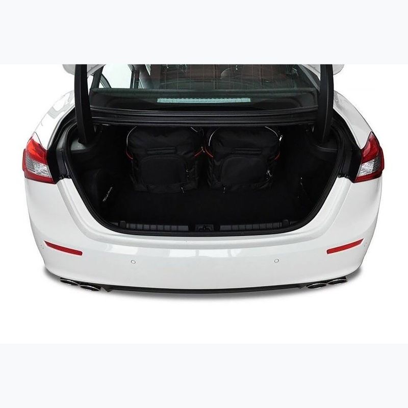 Bagažinės krepšių komplektas KJUST Maserati Ghibli 2013+ 4 vnt. Juodas 16