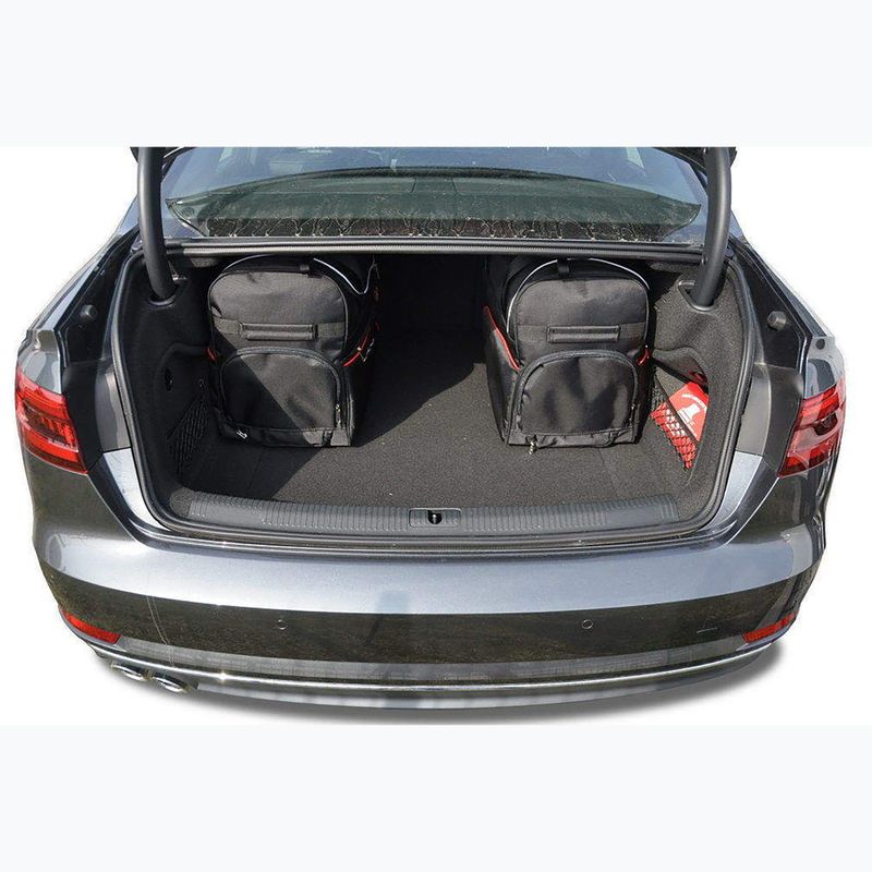 Bagažinės krepšių komplektas KJUST Audi A4 Limousine 2015+ 5 vnt black 19