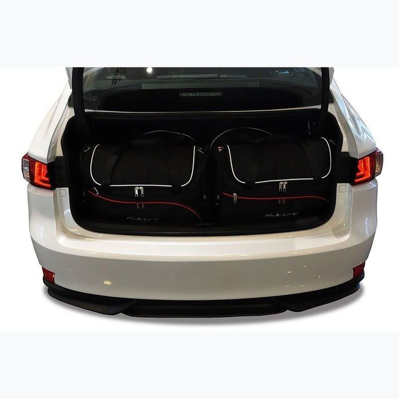Bagažinės krepšių komplektas KJUST Lexus LS 2013-2020 4 vnt black 14