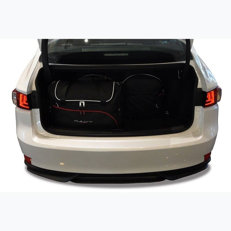 Bagažinės krepšių komplektas KJUST Lexus LS 2013-2020 4 vnt black 15