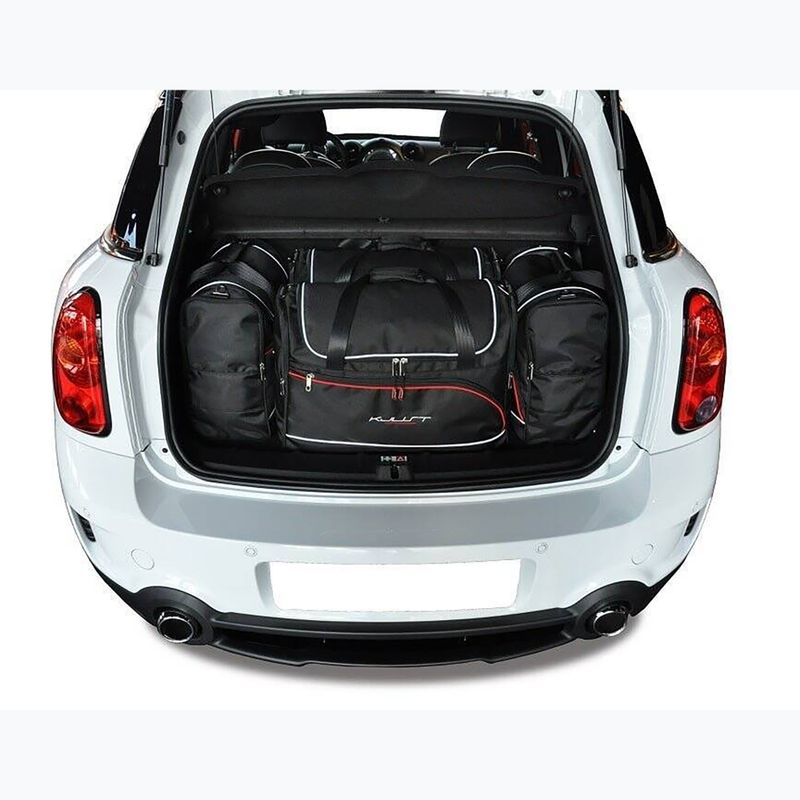 Bagažinės krepšių komplektas KJUST Mini Countryman 2010-2015 4 vnt. juodas 10