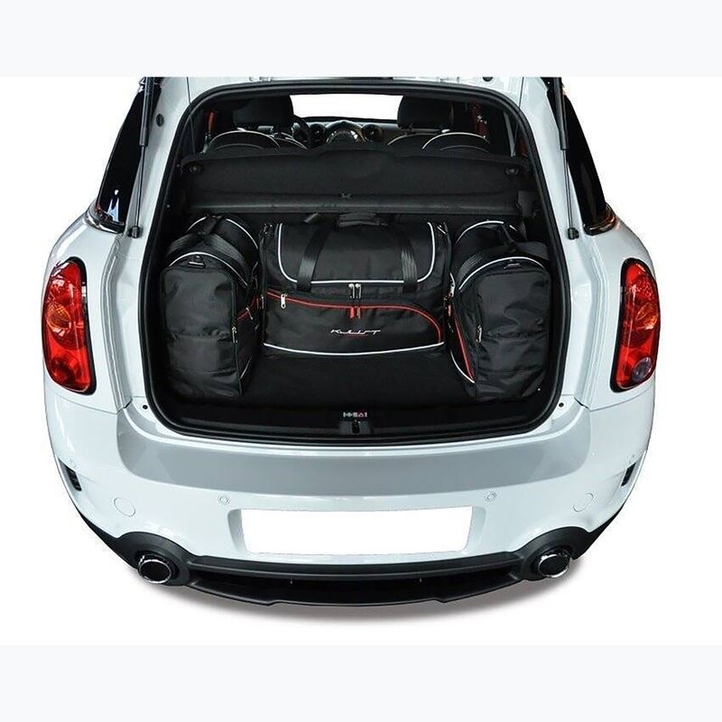 Bagažinės krepšių komplektas KJUST Mini Countryman 2010-2015 4 vnt. juodas 11