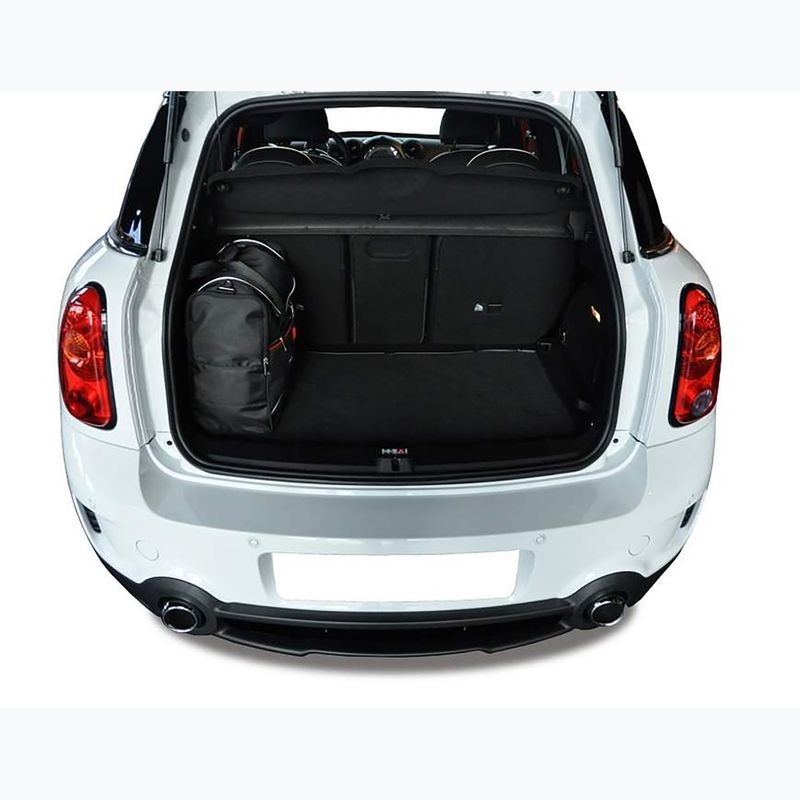 Bagažinės krepšių komplektas KJUST Mini Countryman 2010-2015 4 vnt. juodas 13