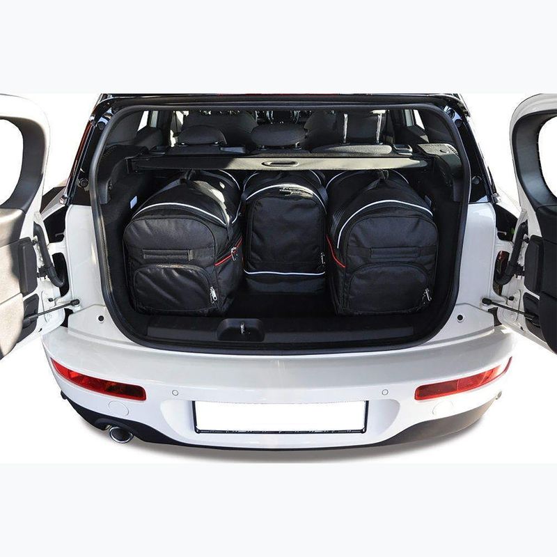 Bagažinės krepšių komplektas KJUST Mini Clubman 2015+ 4 vnt. juodas 12