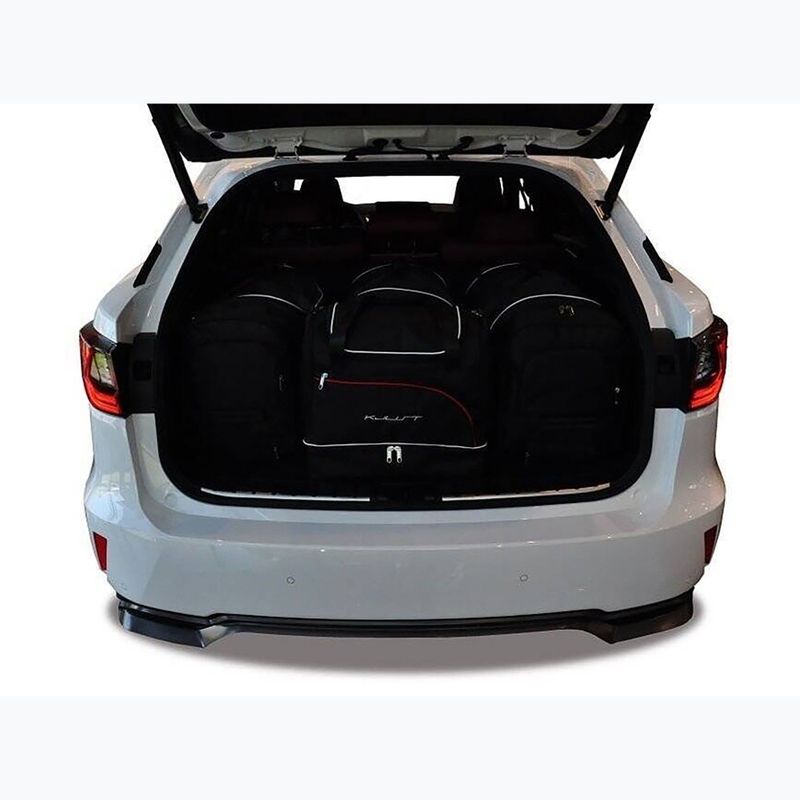 Bagažinės krepšių komplektas KJUST Lexus RX 2015-2022 4 vnt. Juodas 13