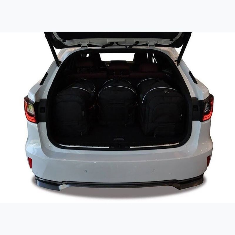 Bagažinės krepšių komplektas KJUST Lexus RX 2015-2022 4 vnt. Juodas 14