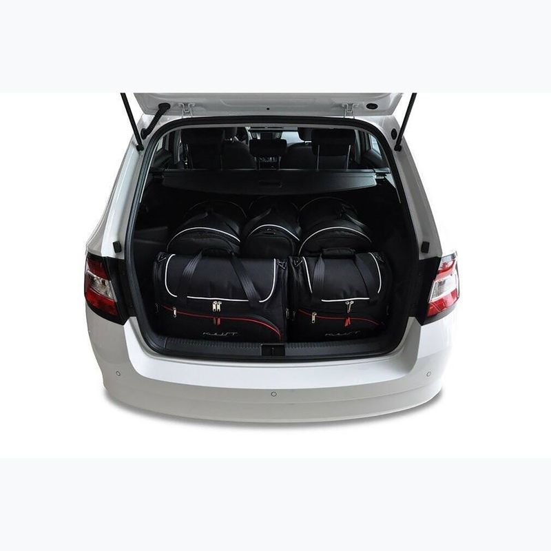 Bagažinės krepšių rinkinys KJUST Skoda Fabia Kombi 2014-2021 5 vnt. Juodas 12