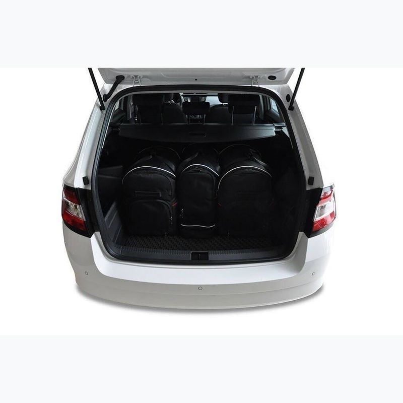 Bagažinės krepšių rinkinys KJUST Skoda Fabia Kombi 2014-2021 5 vnt. Juodas 14