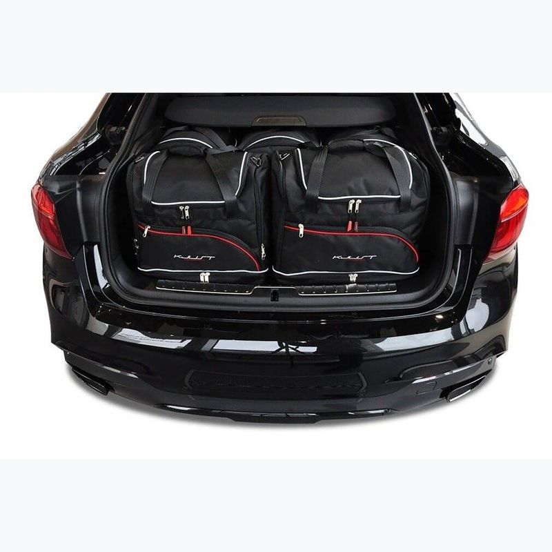 KJUST BMW X6 2014-2019 bagažinės krepšių rinkinys 5 vnt., juodas 13