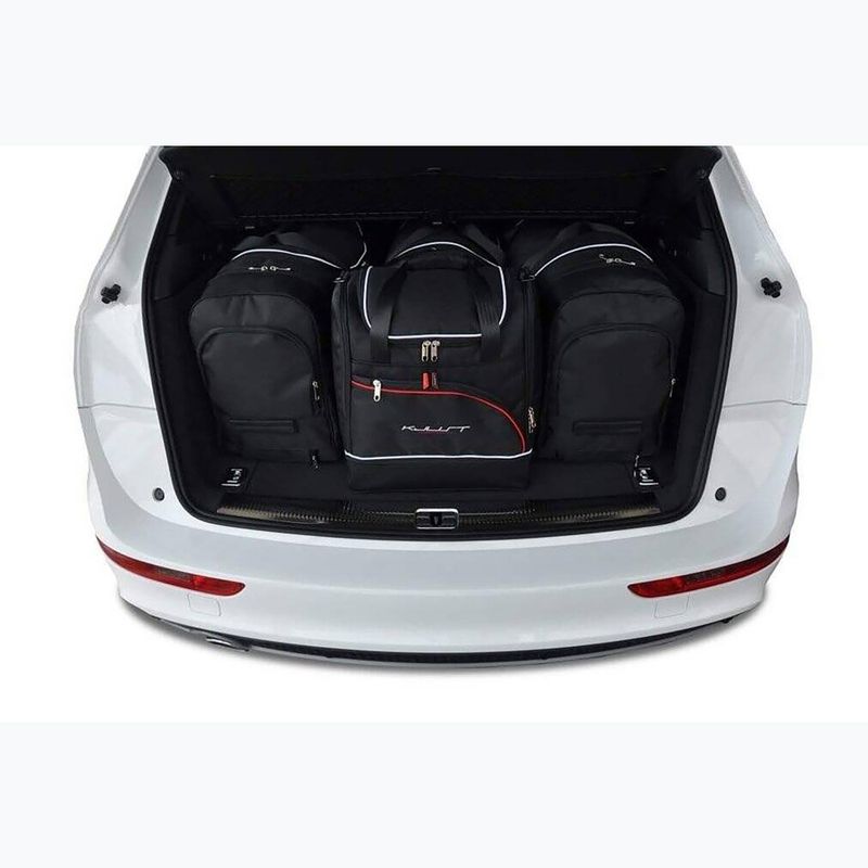 Bagažinės krepšių komplektas KJUST Audi Q5 2008-2016 4 vnt black 17