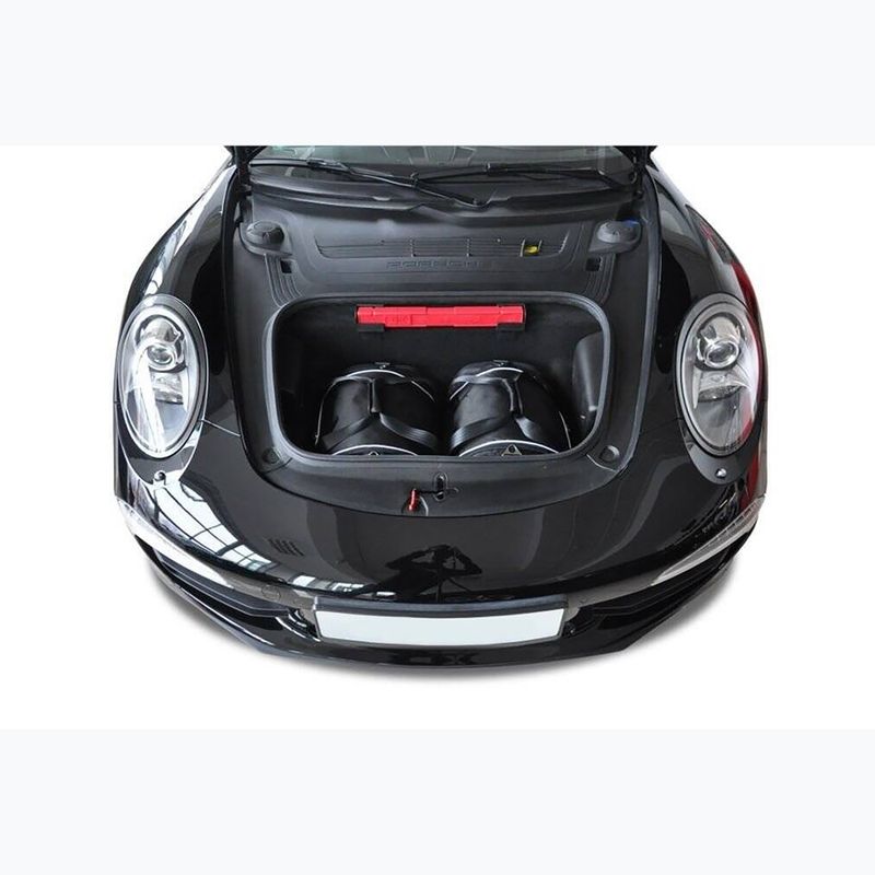 Bagažinės krepšių rinkinys KJUST Porsche 911 Carrera 4 2012-2015 2 vnt. Juodas 9