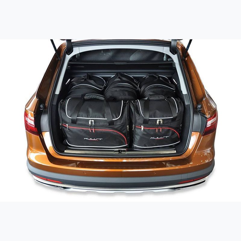 Bagažinės krepšių komplektas KJUST Audi A4 Avant 2015+ 5 vnt black 18