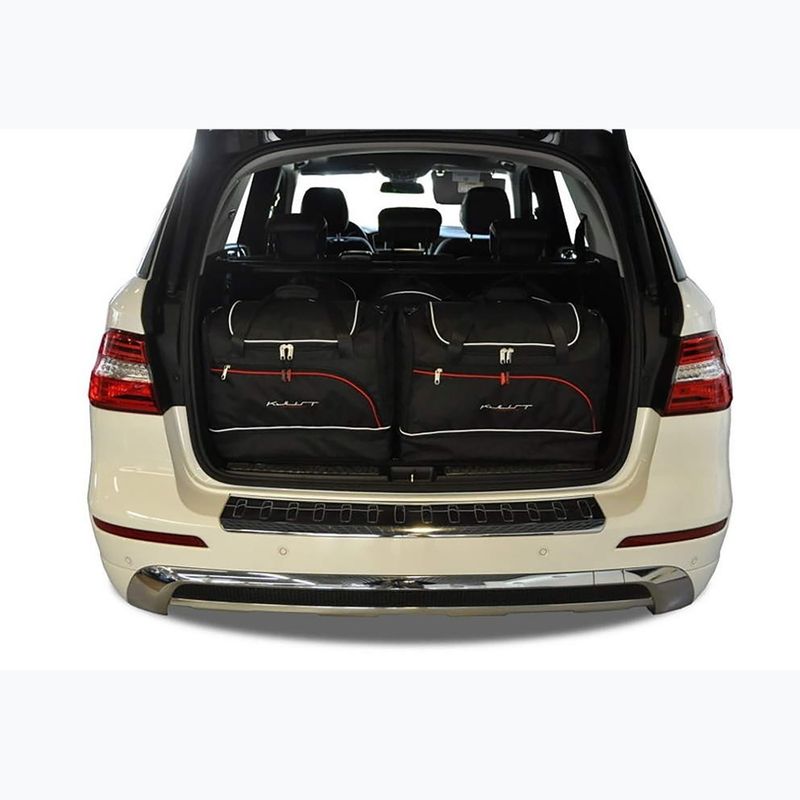 Bagažinės krepšių komplektas KJUST Mercedes-Benz M 2011-2015 5 vnt. juodas 11