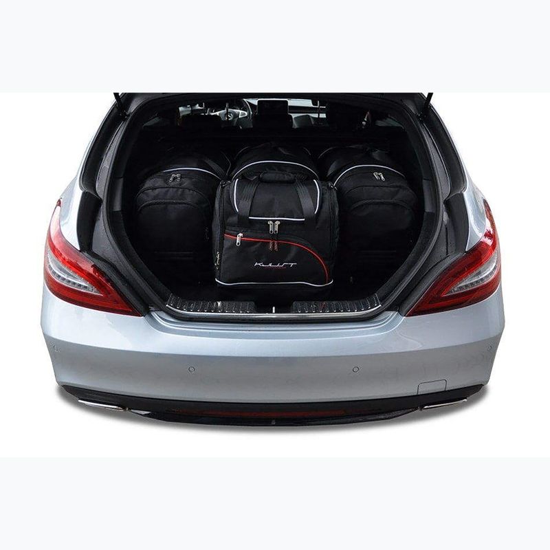 Bagažinės krepšių komplektas KJUST Mercedes-Benz CLS Shooting Brake 2012-2017 4 vnt. juodas 13