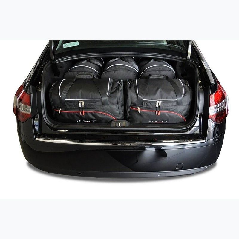 Bagažinės krepšių komplektas KJUST Citroen C5 Limousine 2007-2017 5 vnt black 15